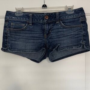 American Eagle Outfitters Dark Blue Jean Shorts